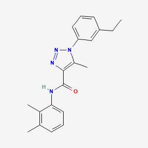 molecular formula C20H22N4O B2367210 N-(2,3-二甲苯基)-1-(3-乙苯基)-5-甲基-1H-1,2,3-三唑-4-甲酰胺 CAS No. 895639-30-2