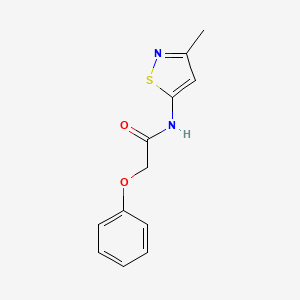 molecular formula C12H12N2O2S B2367216 N-(3-methylisothiazol-5-yl)-2-phenoxyacetamide CAS No. 1234955-18-0