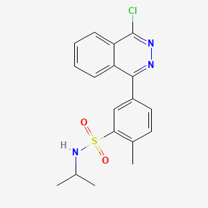 5-(4-chlorophthalazin-1-yl)-2-methyl-N-(propan-2-yl)benzenesulfonamide