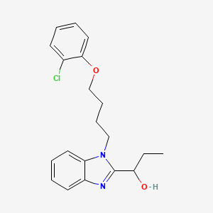 1-(1-(4-(2-chlorophenoxy)butyl)-1H-benzo[d]imidazol-2-yl)propan-1-ol
