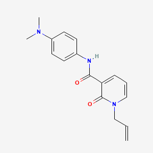 1-allyl-N-[4-(dimethylamino)phenyl]-2-oxo-1,2-dihydro-3-pyridinecarboxamide