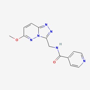N-((6-methoxy-[1,2,4]triazolo[4,3-b]pyridazin-3-yl)methyl)isonicotinamide