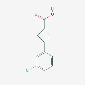 3-(3-Chlorophenyl)cyclobutanecarboxylic acid