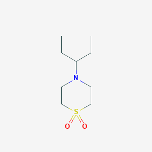 4-Pentan-3-yl-1,4-thiazinane 1,1-dioxide
