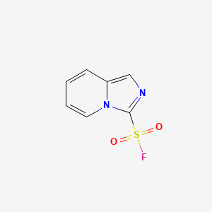 molecular formula C7H5FN2O2S B2367295 Imidazo[1,5-a]pyridine-3-sulfonyl fluoride CAS No. 1936147-32-8