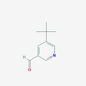 molecular formula C10H13NO B2367297 5-(叔丁基)烟醛 CAS No. 1108725-46-7