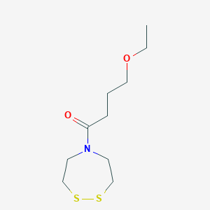 1-(1,2,5-Dithiazepan-5-yl)-4-ethoxybutan-1-one