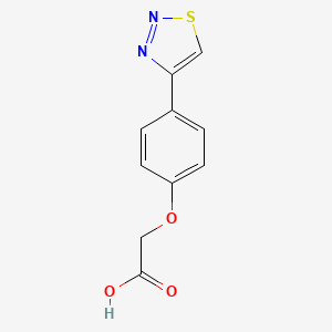 2-(4-(1,2,3-Thiadiazol-4-yl)phenoxy)acetic acid