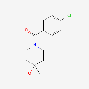 (4-Chlorophenyl)(1-oxa-6-azaspiro[2.5]oct-6-yl)methanone