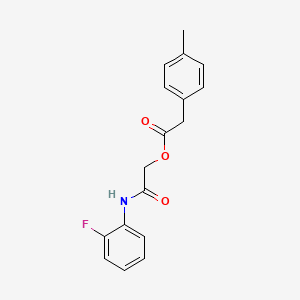 2-[(2-Fluorophenyl)amino]-2-oxoethyl (4-methylphenyl)acetate