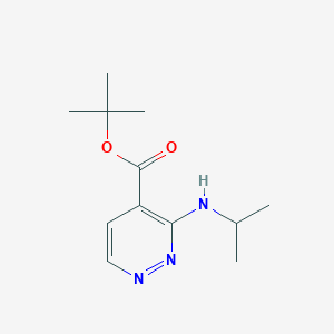 Tert-butyl 3-(propan-2-ylamino)pyridazine-4-carboxylate