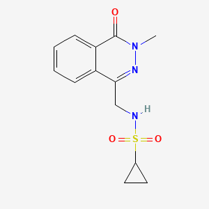 N-((3-methyl-4-oxo-3,4-dihydrophthalazin-1-yl)methyl)cyclopropanesulfonamide