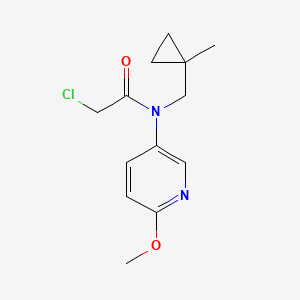 2-Chloro-N-(6-methoxypyridin-3-yl)-N-[(1-methylcyclopropyl)methyl]acetamide