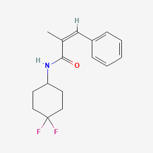 (Z)-N-(4,4-difluorocyclohexyl)-2-methyl-3-phenylacrylamide