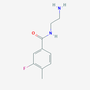 N-(2-aminoethyl)-3-fluoro-4-methylbenzamide
