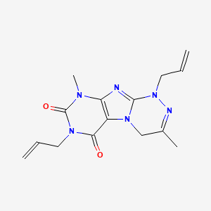 3,9-dimethyl-1,7-bis(prop-2-enyl)-4H-purino[8,7-c][1,2,4]triazine-6,8-dione