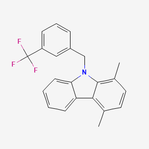 1,4-dimethyl-9-[3-(trifluoromethyl)benzyl]-9H-carbazole