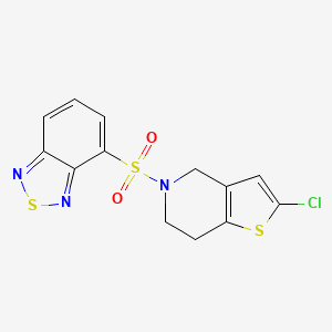 4-((2-chloro-6,7-dihydrothieno[3,2-c]pyridin-5(4H)-yl)sulfonyl)benzo[c][1,2,5]thiadiazole