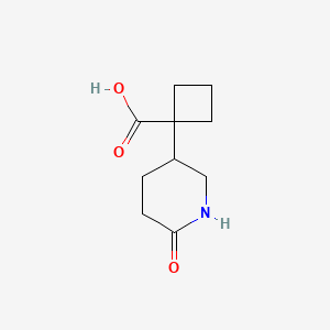 1-(6-Oxopiperidin-3-yl)cyclobutane-1-carboxylic acid