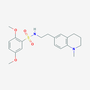 2,5-dimethoxy-N-(2-(1-methyl-1,2,3,4-tetrahydroquinolin-6-yl)ethyl)benzenesulfonamide
