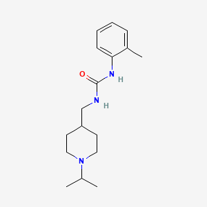 1-((1-Isopropylpiperidin-4-yl)methyl)-3-(o-tolyl)urea