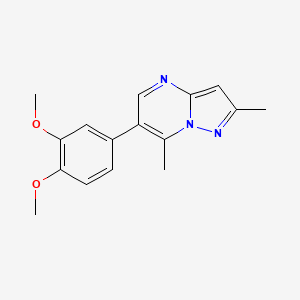 6-(3,4-Dimethoxyphenyl)-2,7-dimethylpyrazolo[1,5-a]pyrimidine