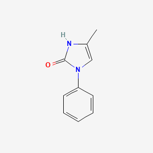 molecular formula C10H10N2O B2367431 4-methyl-1-phenyl-2,3-dihydro-1H-imidazol-2-one CAS No. 24631-04-7