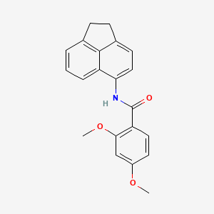 N-(1,2-dihydroacenaphthylen-5-yl)-2,4-dimethoxybenzamide