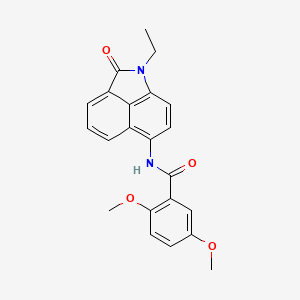 N-(1-ethyl-2-oxo-1,2-dihydrobenzo[cd]indol-6-yl)-2,5-dimethoxybenzamide
