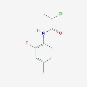 2-chloro-N-(2-fluoro-4-methylphenyl)propanamide