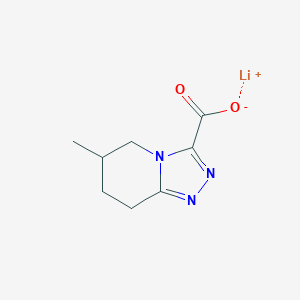 Lithium;6-methyl-5,6,7,8-tetrahydro-[1,2,4]triazolo[4,3-a]pyridine-3-carboxylate