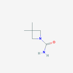 molecular formula C6H12N2O B2367498 3,3-Dimethylazetidine-1-carboxamide CAS No. 90485-46-4