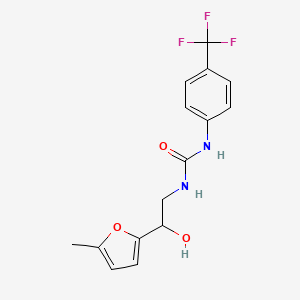 1-(2-Hydroxy-2-(5-methylfuran-2-yl)ethyl)-3-(4-(trifluoromethyl)phenyl)urea