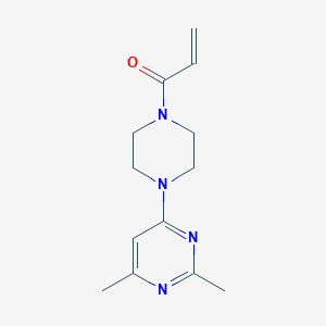 1-[4-(2,6-Dimethylpyrimidin-4-yl)piperazin-1-yl]prop-2-en-1-one