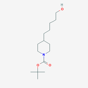molecular formula C15H29NO3 B2367510 Tert-butyl 4-(5-hydroxypentyl)piperidine-1-carboxylate CAS No. 191725-50-5