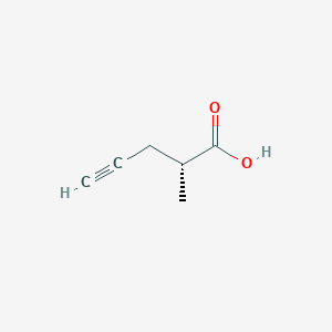 molecular formula C6H8O2 B2367524 (R)-2-甲基-4-戊炔酸 CAS No. 134773-04-9