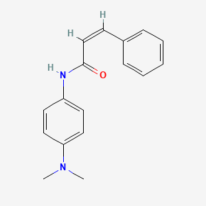 molecular formula C17H18N2O B2367589 (Z)-N-(4-(dimethylamino)phenyl)-3-phenylacrylamide CAS No. 1321729-34-3