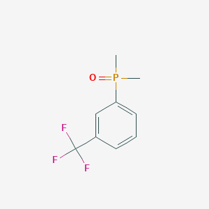 molecular formula C9H10F3OP B2367657 1-Dimethylphosphoryl-3-(trifluoromethyl)benzene CAS No. 1333230-27-5