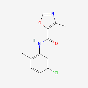 N-(5-chloro-2-methylphenyl)-4-methyl-1,3-oxazole-5-carboxamide