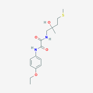 molecular formula C16H24N2O4S B2367689 N1-(4-乙氧基苯基)-N2-(2-羟基-2-甲基-4-(甲硫基)丁基)草酰胺 CAS No. 1396800-98-8