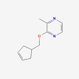 2-[(Cyclopent-3-en-1-yl)methoxy]-3-methylpyrazine
