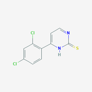 molecular formula C10H6Cl2N2S B2367733 4-(2,4-Dichlorophenyl)pyrimidine-2-thiol CAS No. 828273-08-1