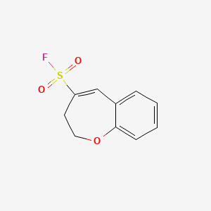 molecular formula C10H9FO3S B2367736 2,3-Dihydro-1-benzoxepine-4-sulfonyl fluoride CAS No. 2138261-94-4