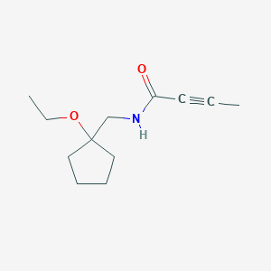 N-[(1-Ethoxycyclopentyl)methyl]but-2-ynamide