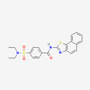 N-benzo[g][1,3]benzothiazol-2-yl-4-(diethylsulfamoyl)benzamide