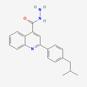 2-(4-Isobutylphenyl)quinoline-4-carbohydrazide