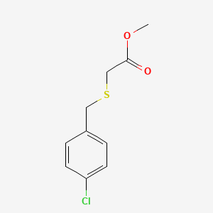 Methyl 2-[(4-chlorophenyl)methylsulfanyl]acetate
