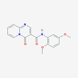 molecular formula C17H15N3O4 B2367886 N-(2,5-dimethoxyphenyl)-4-oxo-4H-pyrido[1,2-a]pyrimidine-3-carboxamide CAS No. 847411-31-8