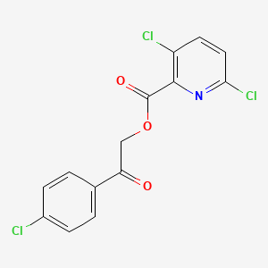 2-(4-Chlorophenyl)-2-oxoethyl 3,6-dichloropyridine-2-carboxylate