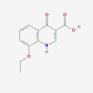 molecular formula C12H11NO4 B2367910 8-Ethoxy-4-hydroxy-quinoline-3-carboxylic acid CAS No. 111185-99-0; 303121-05-3